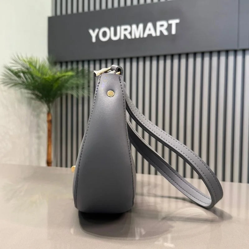 Dark Gray Elegant Handbag for Women