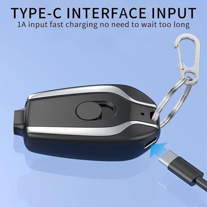 Ultra-Compact 1500mAh Emergency Charger for Phones & Gadgets