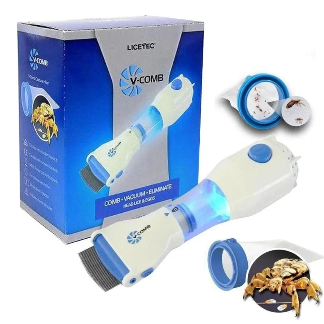 Chemical-Free Safe Lice & Egg Removal Device