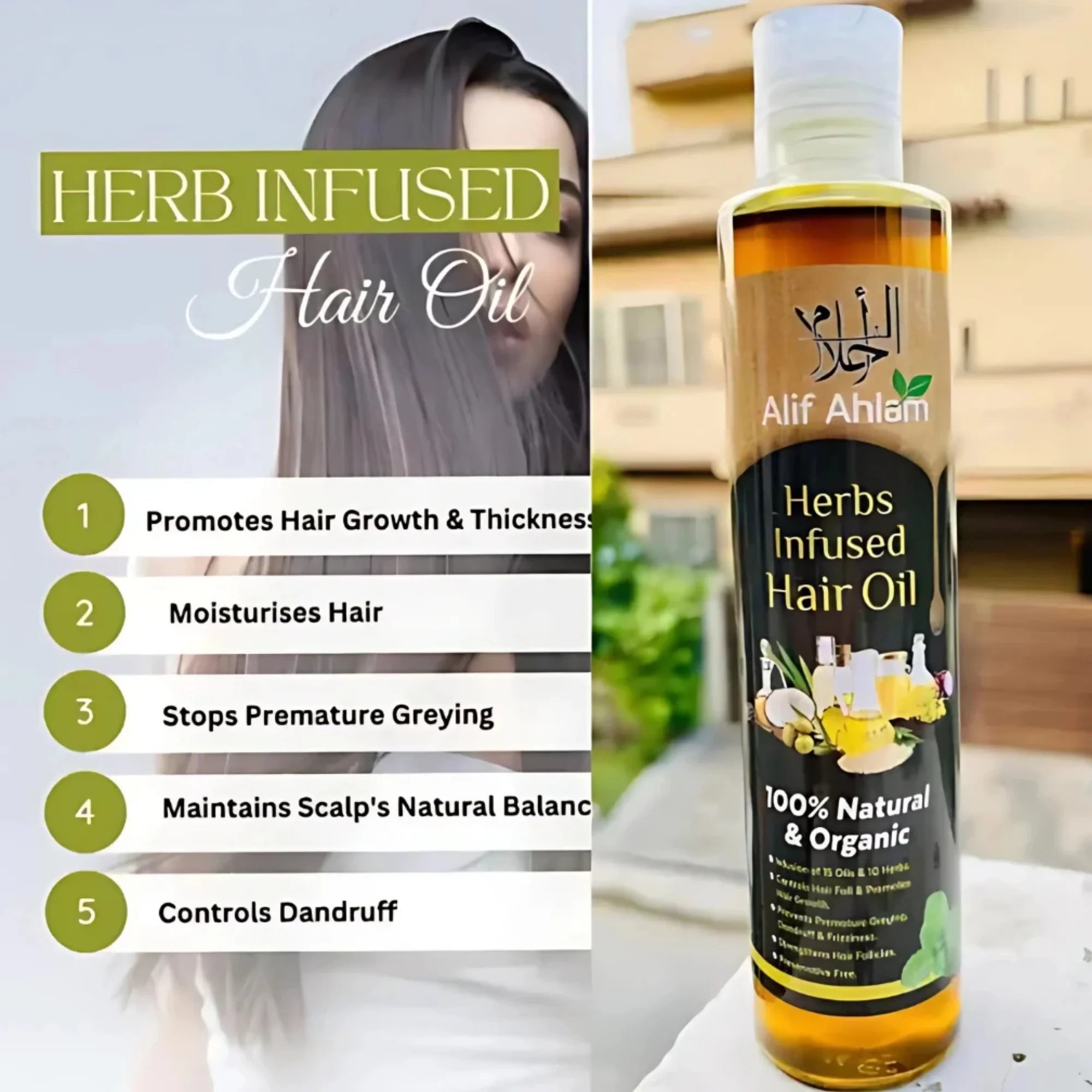 100% Natural Organic Oils & Herbs