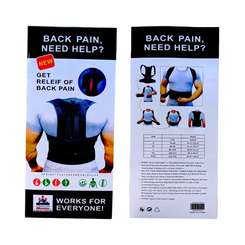 Adjustable Support for Spine, Shoulder & Lumbar Alignment