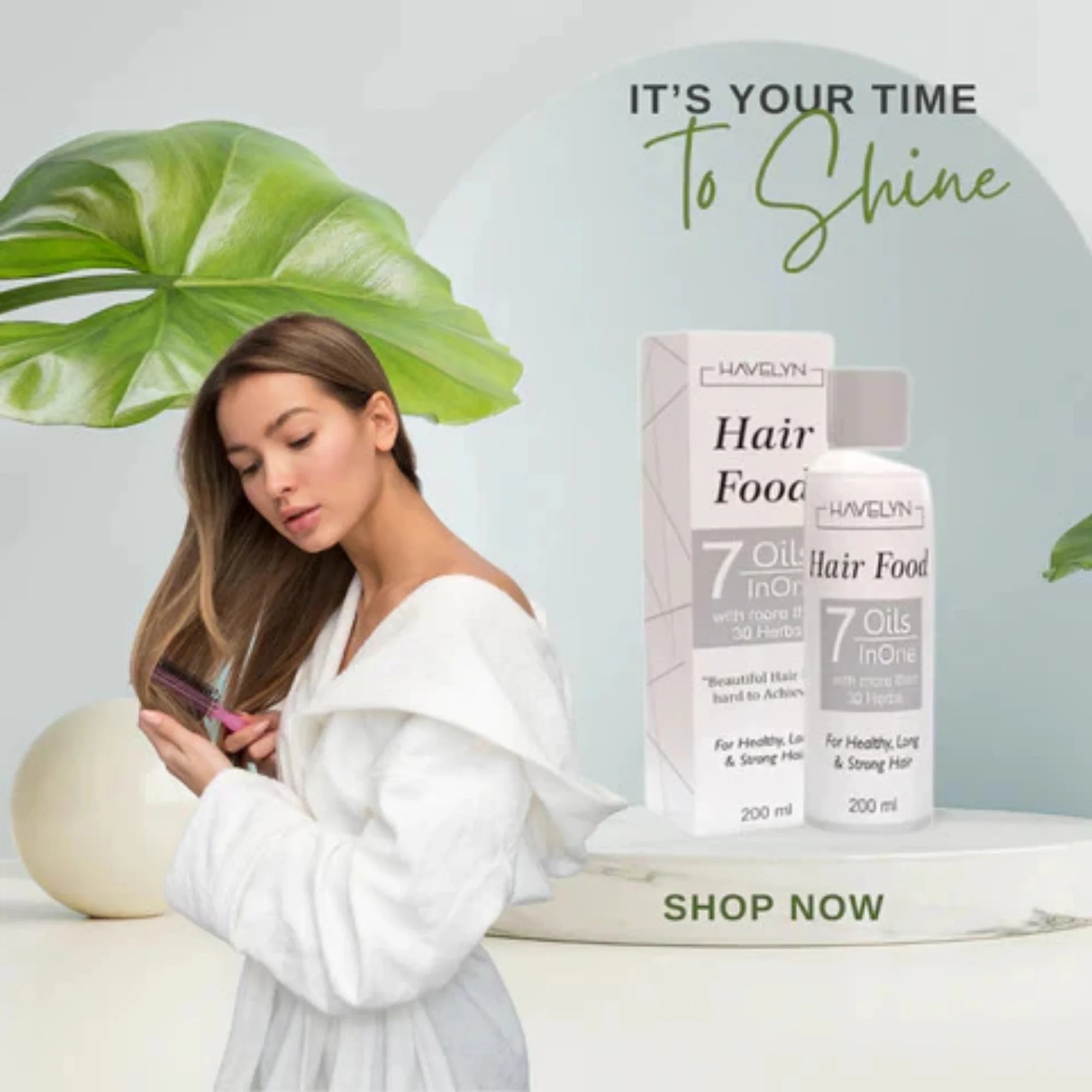 7 Oils & 30+ Herbal Extracts for Strong & Healthy Hair