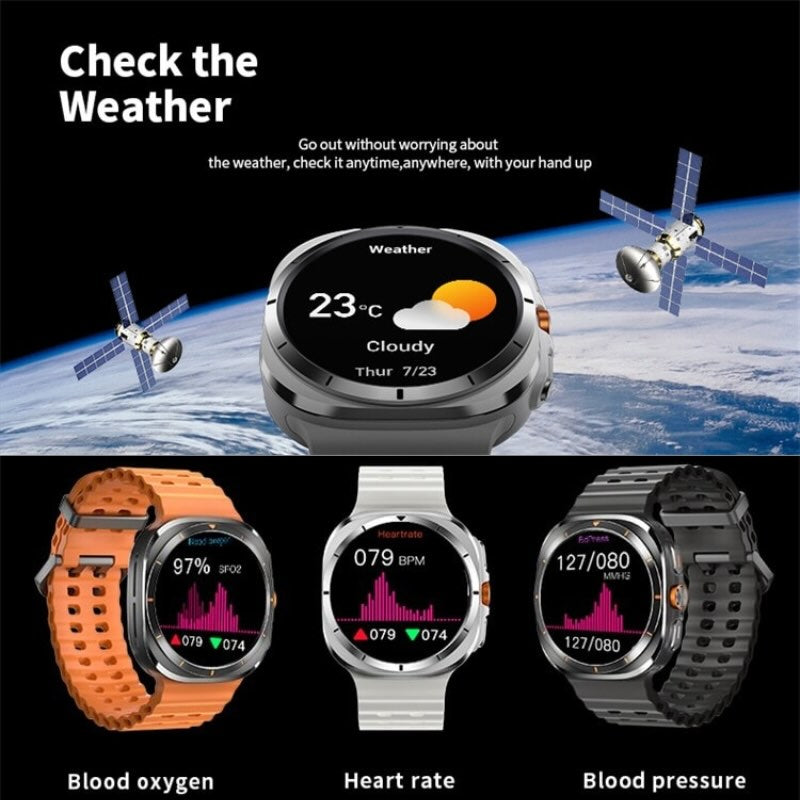 Metal Body, AMOLED Display, Bluetooth Calling, Fitness & Health Tracker