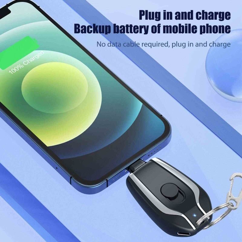 Ultra-Compact 1500mAh Emergency Charger for Phones & Gadgets