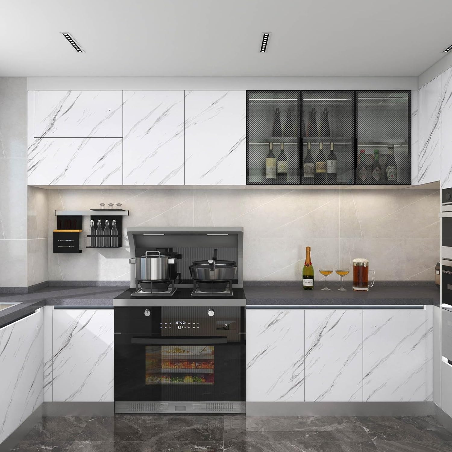 Waterproof Self-Adhesive PVC Wallpaper for Furniture Walls