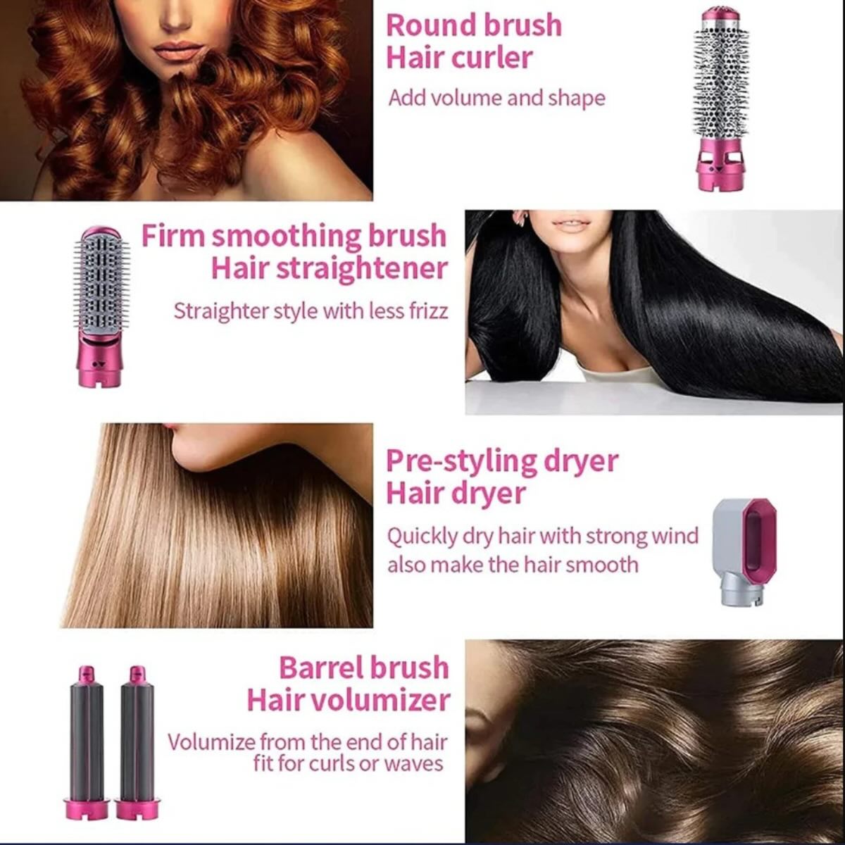 Blow Dryer, Straightener, Curler & Volumizer Styling Tool