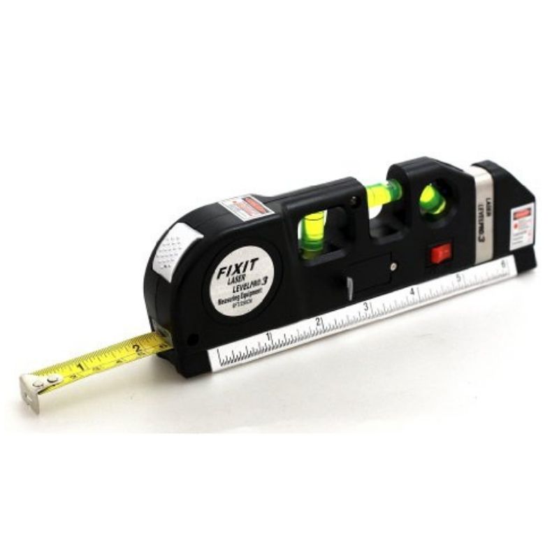 Vertical, Cross Line & Measuring Tape with Rulers