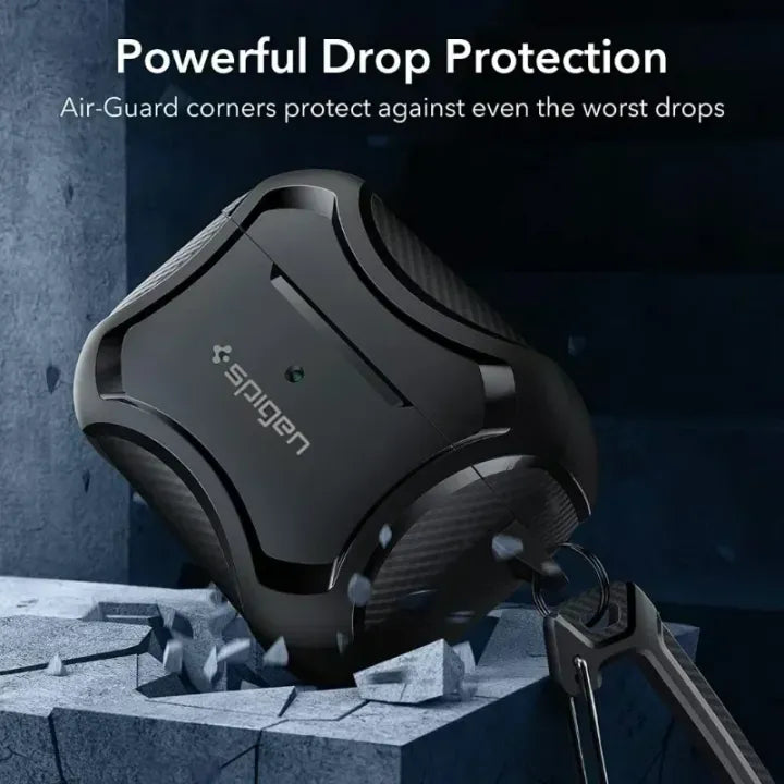 Pro 2/Pro/Airpods 3 Full Protective Case with Metal Hook