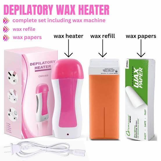 Portable Cartridge Wax Warmer with Epilators