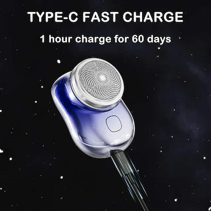 Compact Travel Beard Trimmer with One-Touch Use for Smooth Shaving at Home, Office